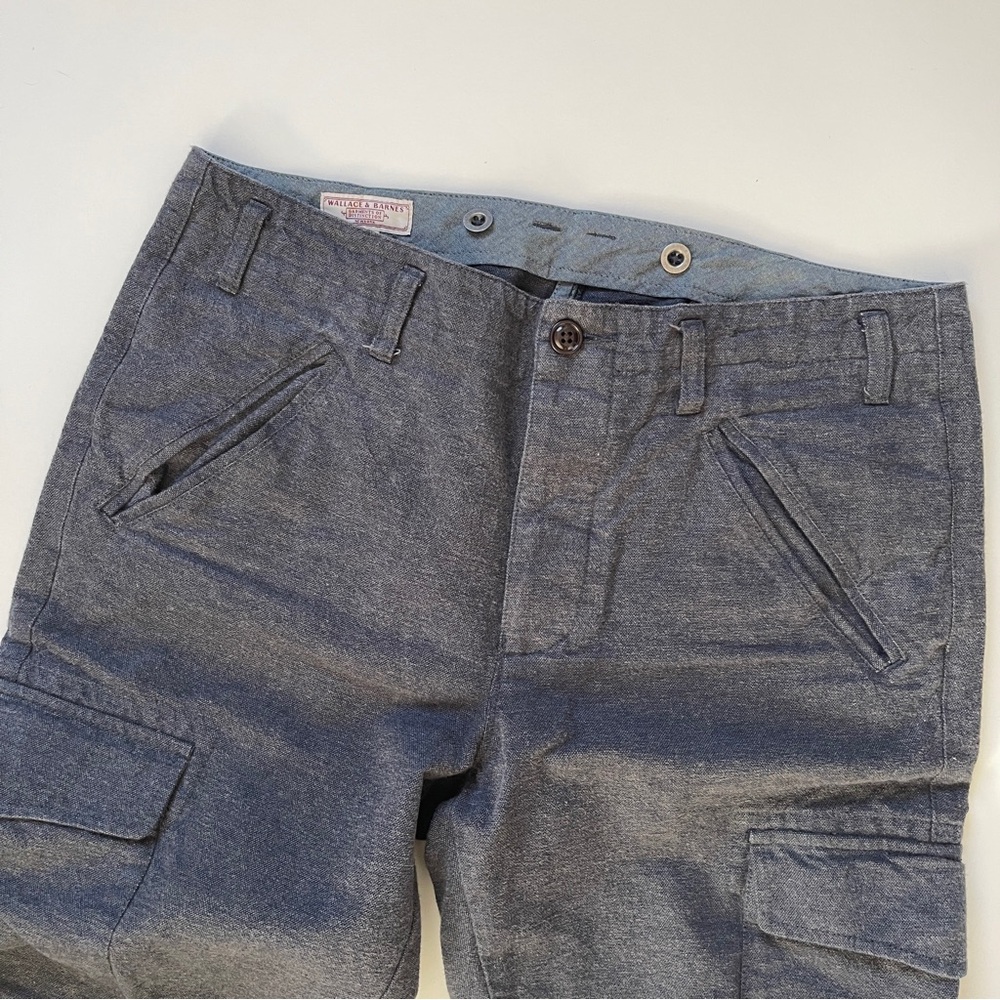 J. Crew Wallace & Barnes Men's Blue/Gray Cargo Pants